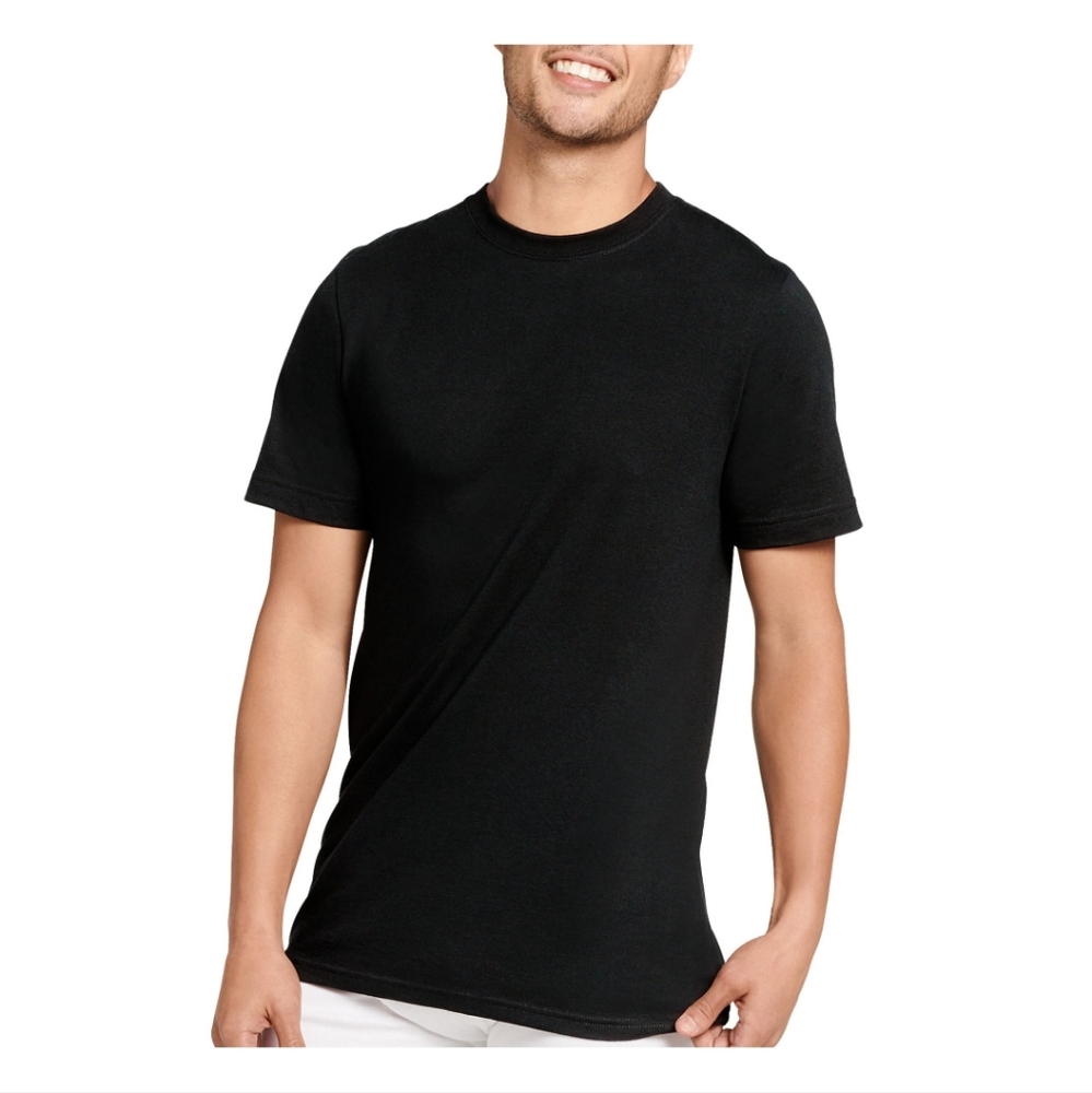 Jockey Essentials 100% Cotton T-Shirt 2-Pack Crew Neck Undershirt Comfort Tee
